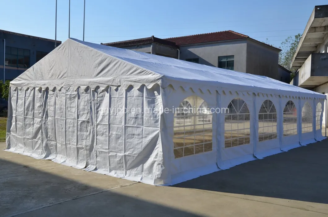 China Wholesale Durable Waterproof White&Blue Outdoor Canopy Wedding Party Tent 5X10