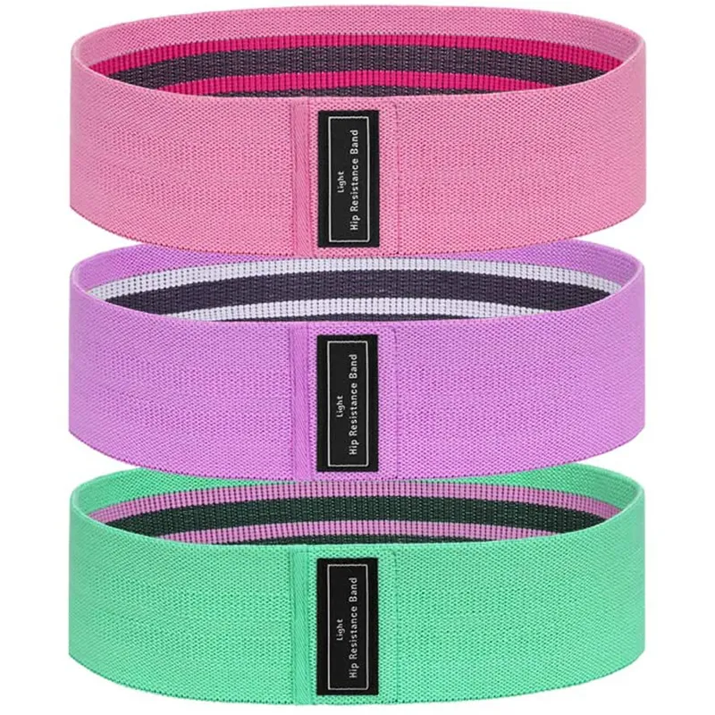 Custom Colors Loop Resistance Band Fabric Latex Loop Resistance Bands