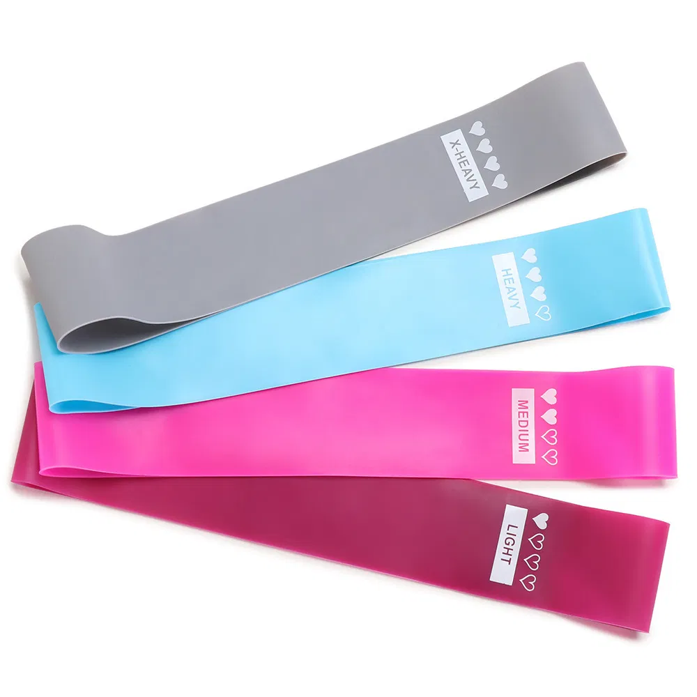 Custom Logo Colorful 3PCS Set Anti-Slip Stitching Squat Belt Woven Thigh Training Resistance Bands