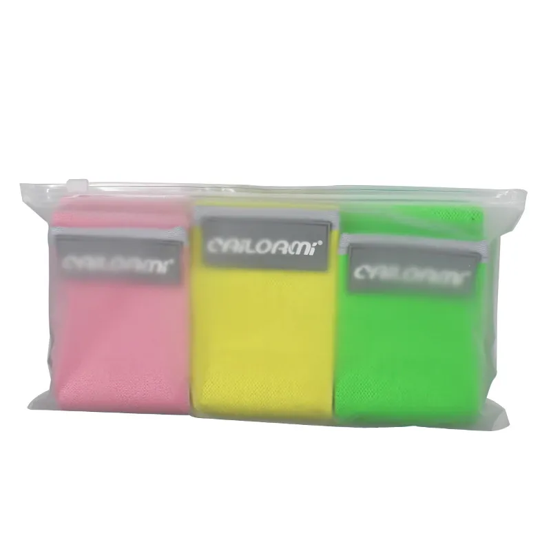 Custom Logo Colorful 3PCS Set Anti-Slip Stitching Squat Belt Woven Thigh Training Resistance Bands