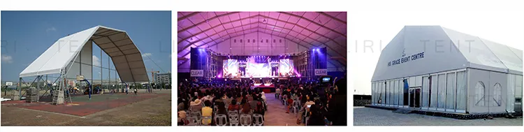 Custom Made Multi-Arch Polygon Reception Circus Tents for Events Outdoor