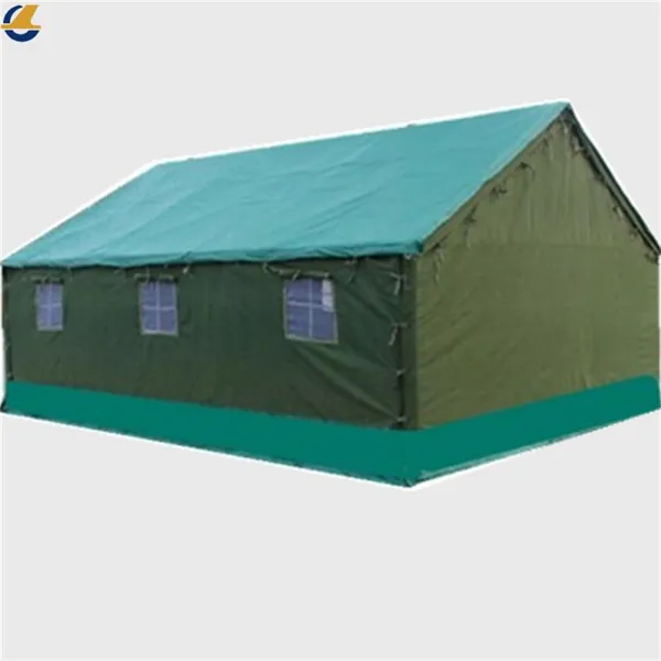 Custom Waterproof Outdoor Camping Disaster Relief Construction Cold and Durable Canvas Tent Wholesale Manufacturer