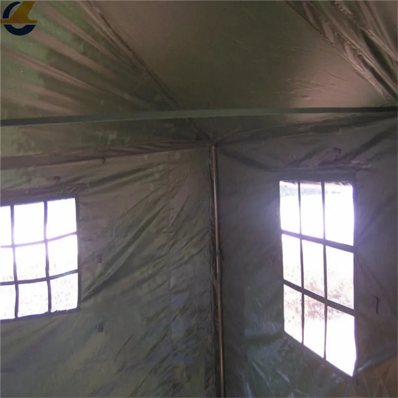 Custom Waterproof Outdoor Camping Disaster Relief Construction Cold and Durable Canvas Tent Wholesale Manufacturer