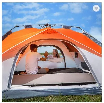 Customized Canopy Tent Waterproof Pop up Camping Tent 4 Person Outdoor