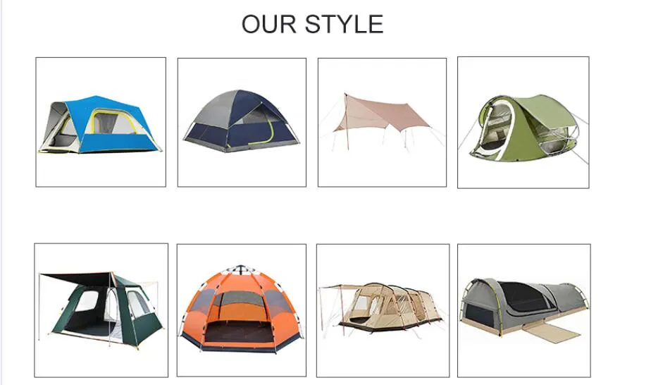 Customized Canopy Tent Waterproof Pop up Camping Tent 4 Person Outdoor