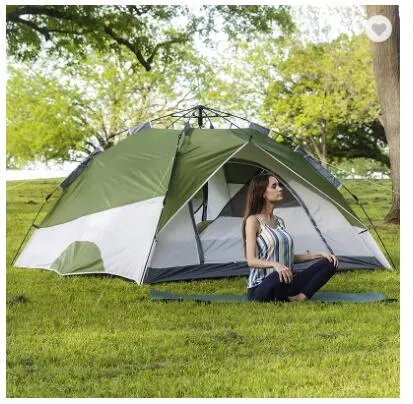 Customized Canopy Tent Waterproof Pop up Camping Tent 4 Person Outdoor