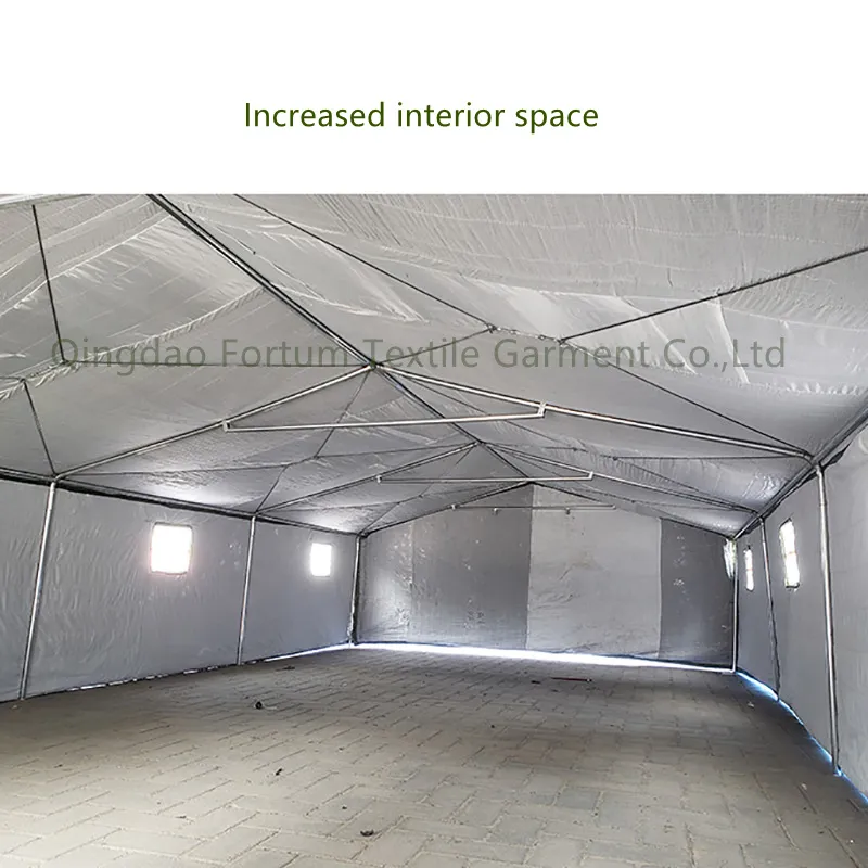 Disaster Relief Tent with Cotton Insulation Army Green Camouflage Multi-Purpose Tent