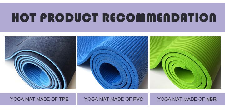 Durable 8mm Thickness Yoga Mat with Alignment Lines Free Carrying Strap Non Slip TPE Surface for Women Men for Pilates Fitness Home Exercise