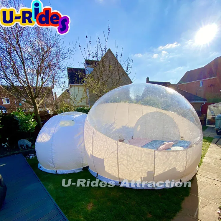 Durable and thick Transparent PVC Clear Inflatable Lawn Tent Bubble Tent For Outdoor rental business use