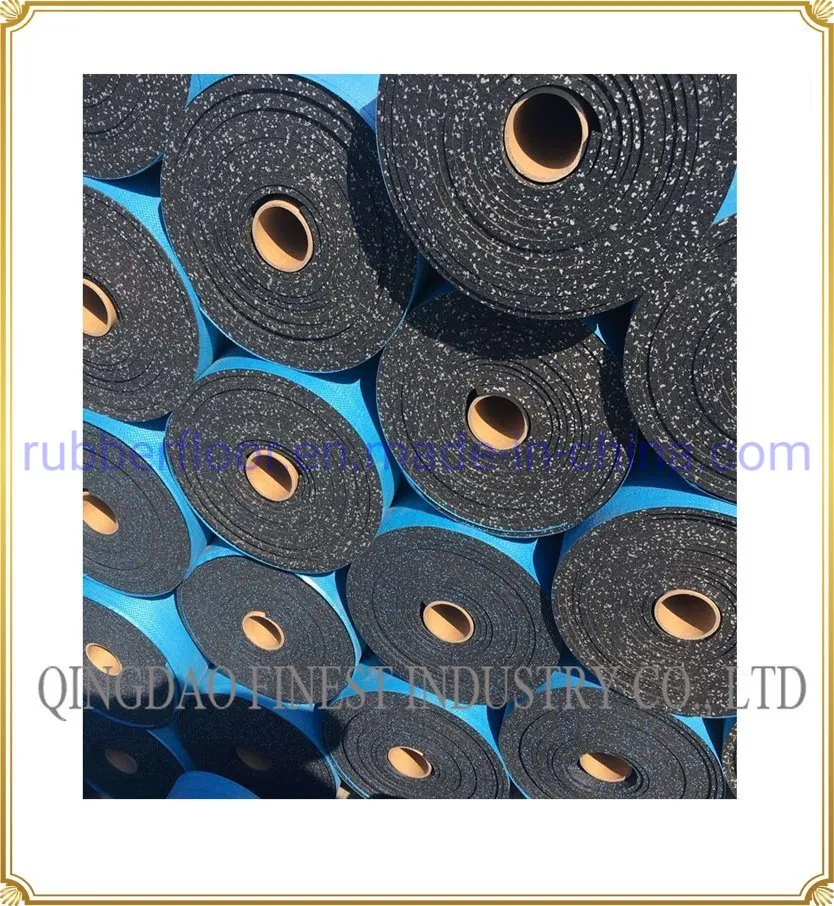 Durable Fitness EPDM Rubber Gym Mat Flooring Roll