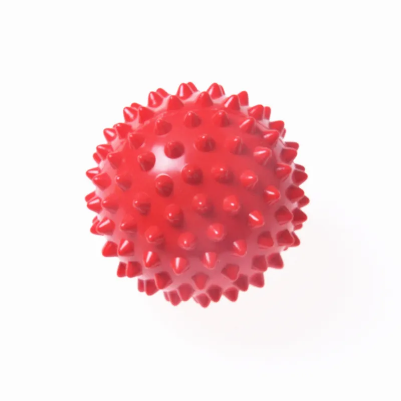 Durable PVC Spiky Massage Ball Trigger Point Sport Fitness Hand Foot Pain Relief Plantar Fasciitis Reliever 7cm Exercise Balls