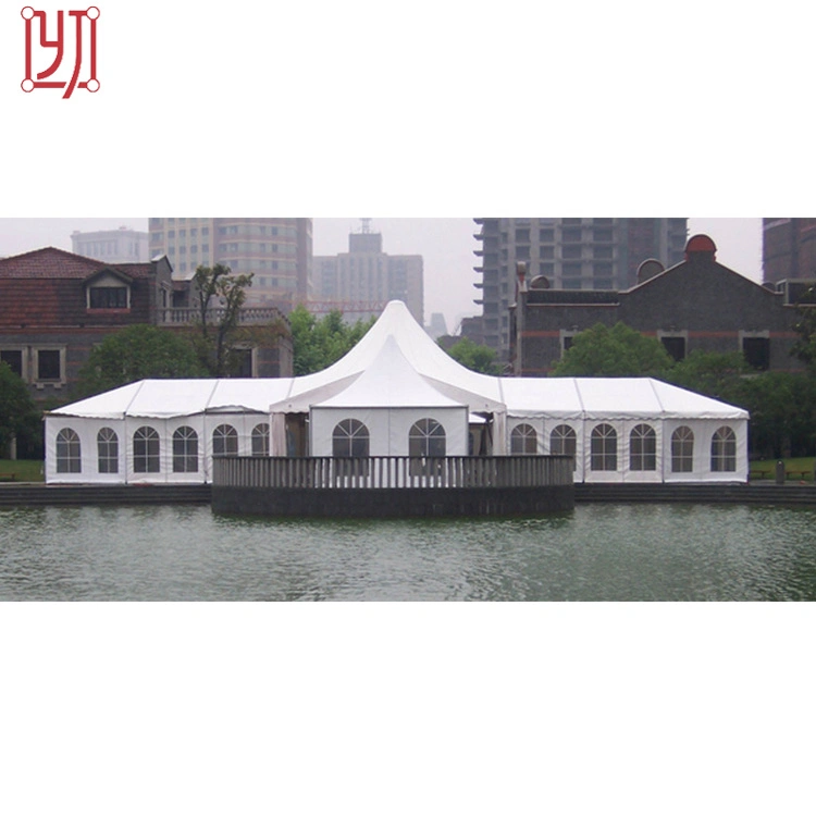 Durable White PVC Cover 10X10 Wedding Party Pagoda Peak Tent