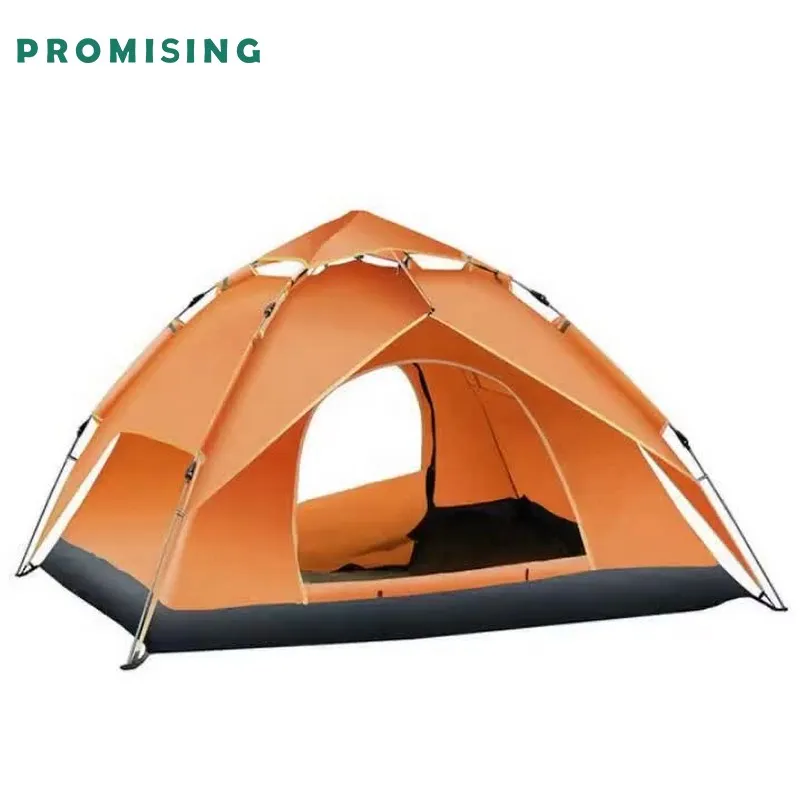 Easy Automatic Glamping Gonflable Barraca Rooftop Outdoor Tenda Family Canvas Waterproof Tente De Camping Trip Tent 4 Person 2 Buyers