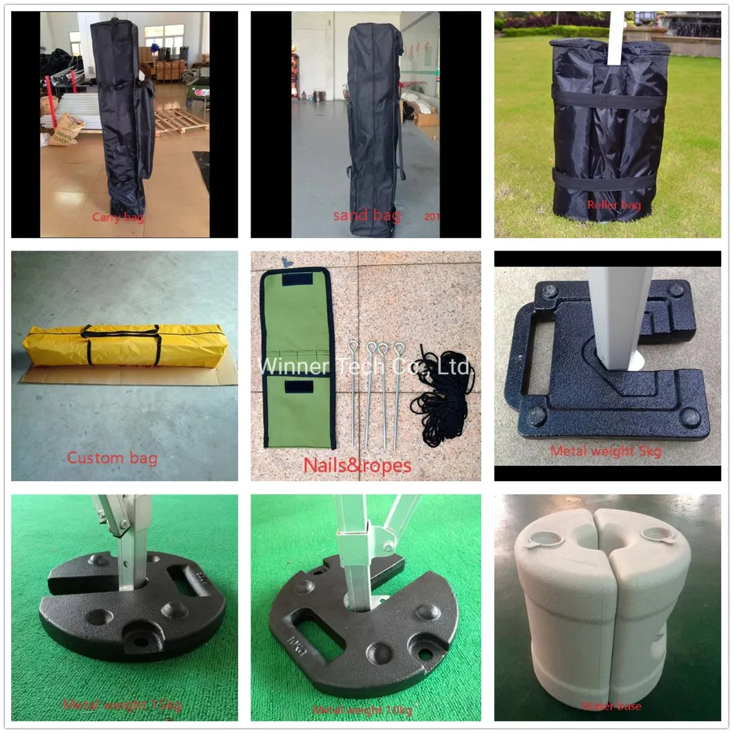 Easy up Customized Outdoor Canopy Promotion Pop up Folding Tent with Window with Sidewall-W00076