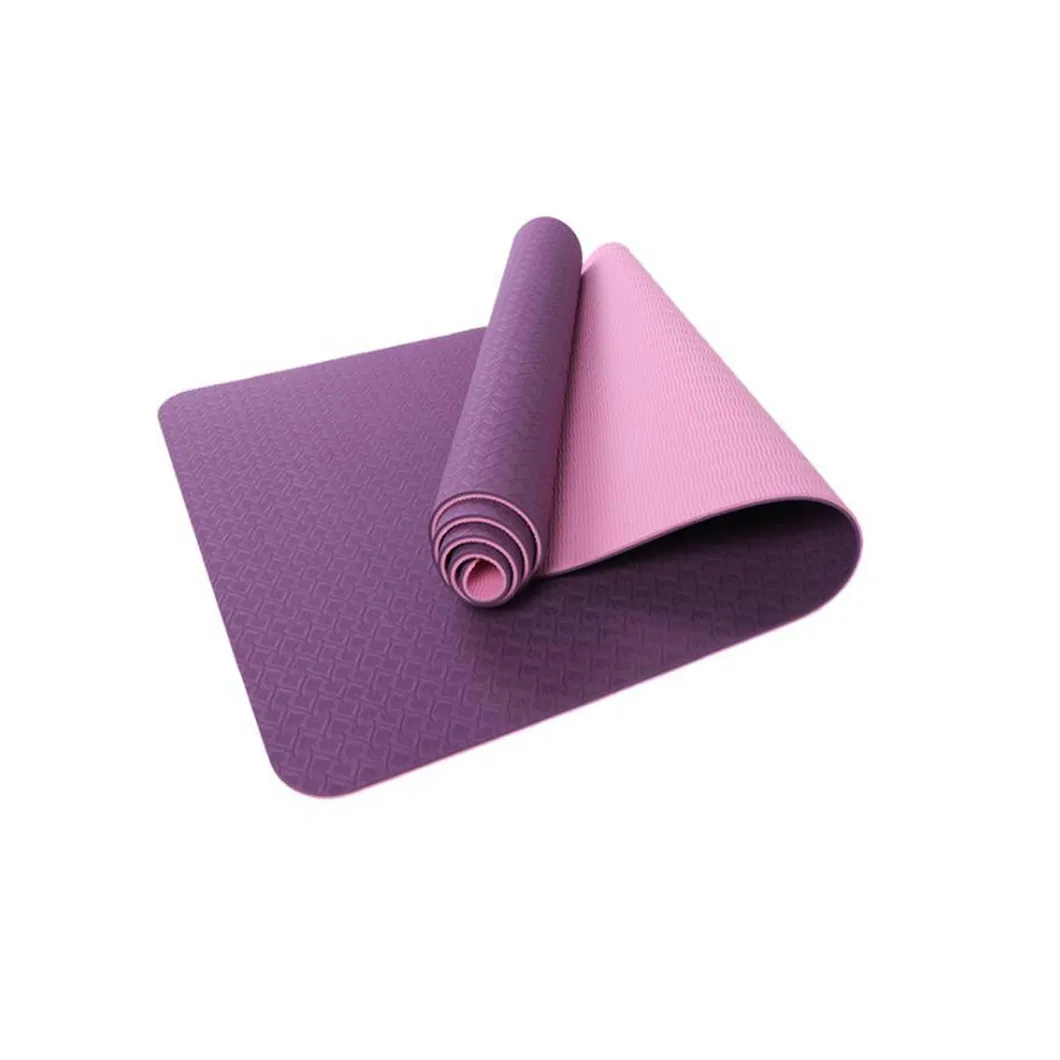 Eco Friendly Anti-Slip 183cm*61cm*6mm TPE Yoga Mat