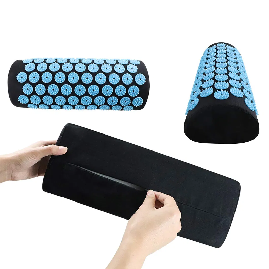 Eco Friendly Body Balancer Relaxation Muscle Fitness Health Yoga Massage Acupressure Mat with Pillow House Mat Home Spiky Massage Mat Relieve Stress Pain