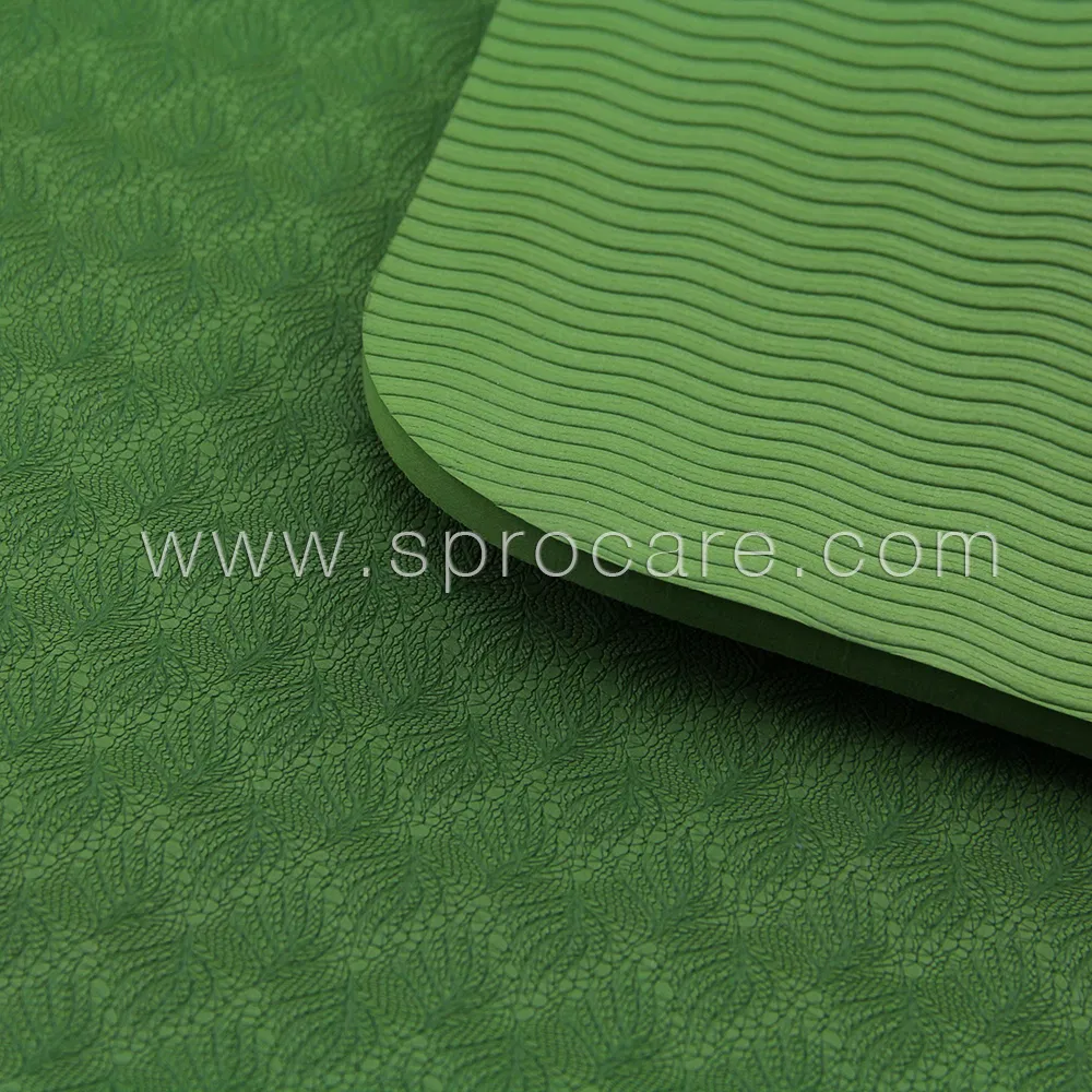 Eco-Friendly High Density Yoga Mat, TPE Yoga Mat