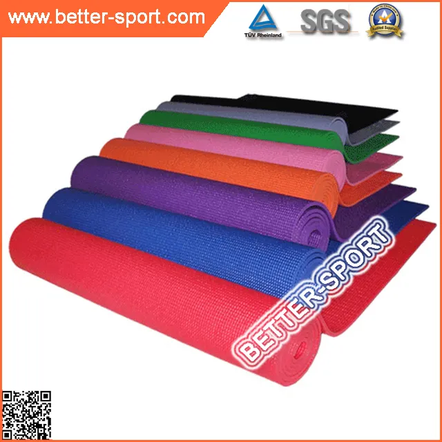 Eco Friendly PVC/NBR/ TPE/EVA Yoga Mat