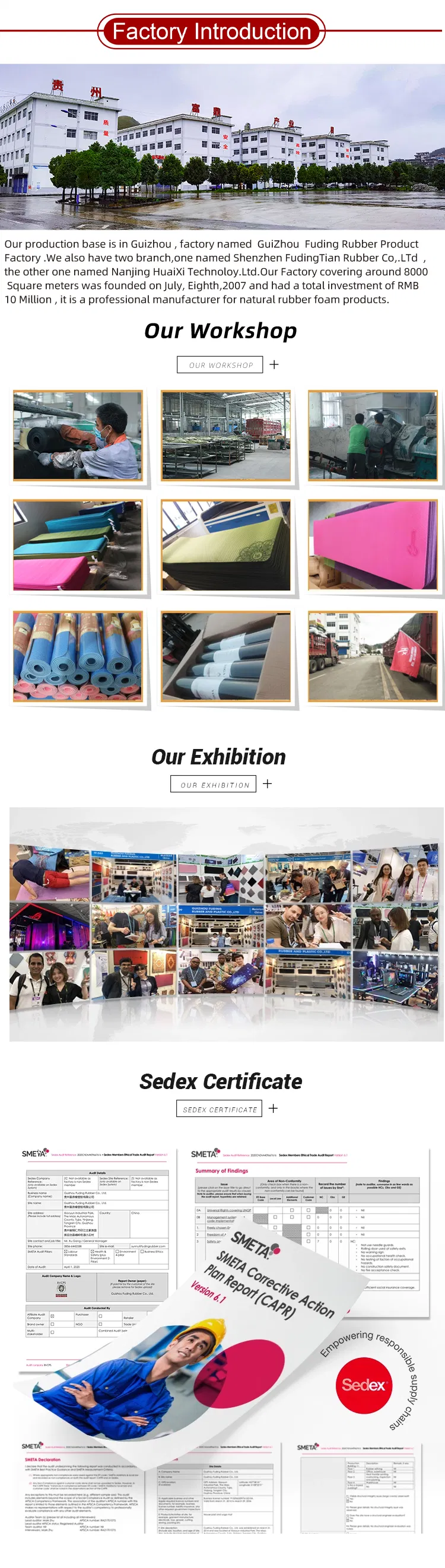 Eco-Friendly TPE Gym Pilates Mats Tapis Tapete De Yoga Non-Slip Sweat Absorbent Gymnastics Fitness Exercise Foldable Yoga Mat