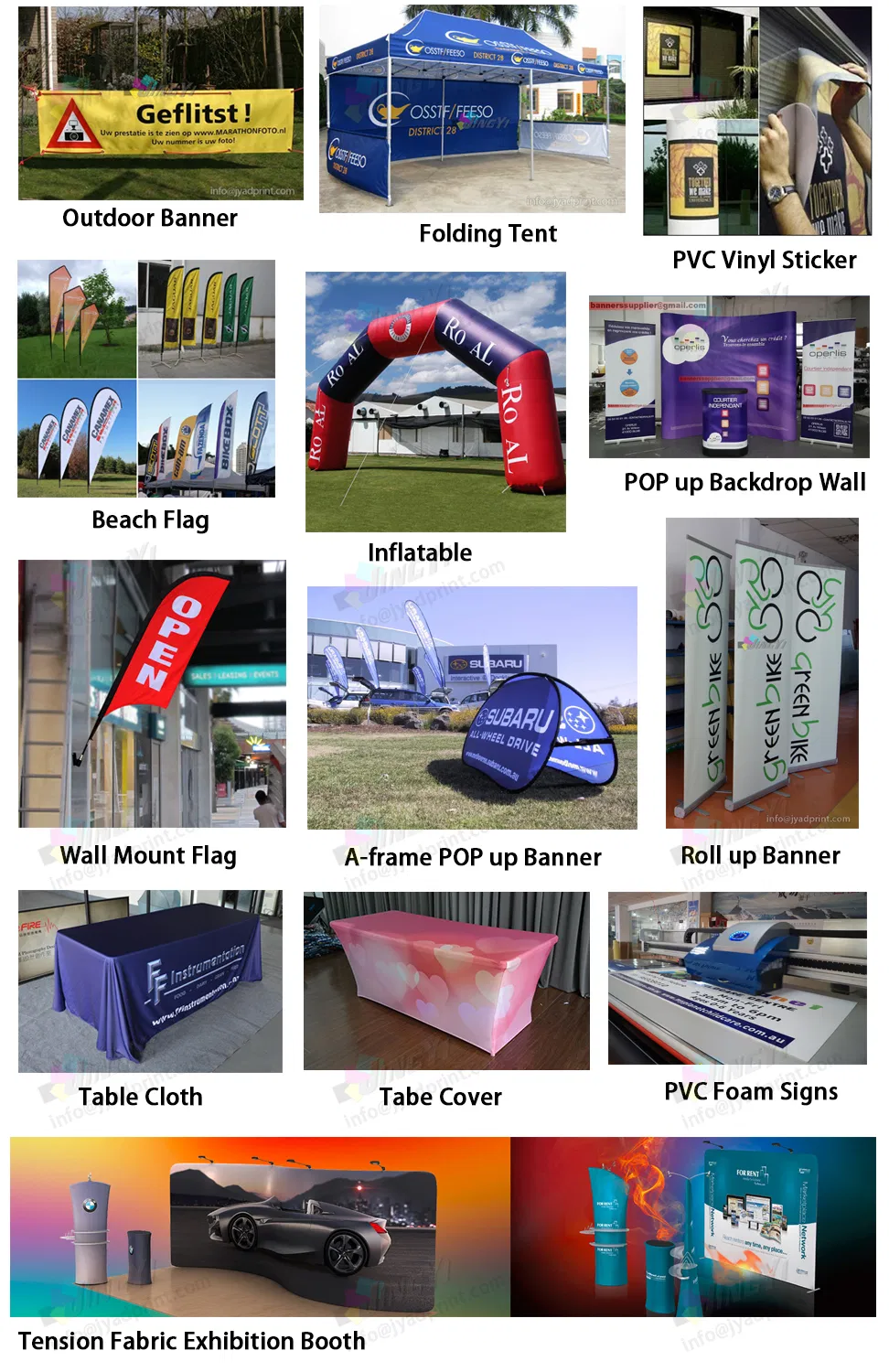 Economic Durable Folding Exhibition Promotion Canopy Tent With Full Color Printing