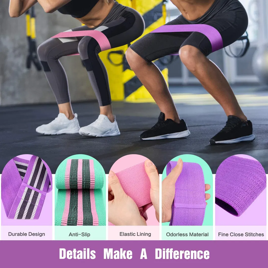 Fabric Resistance Booty Exercise Bands