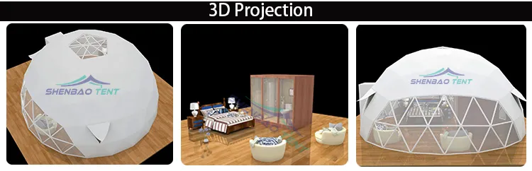 Factory Price 25m Diameter Dome Sphere Event Tent for Exhibition