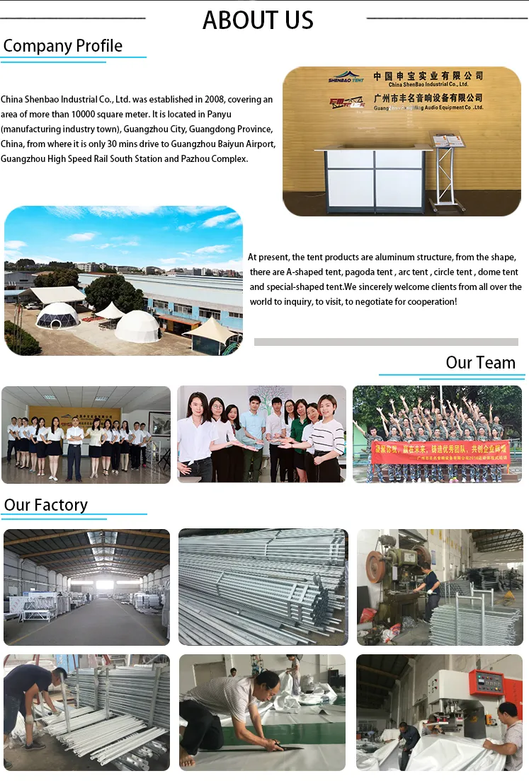 Factory Price 25m Diameter Dome Sphere Event Tent for Exhibition