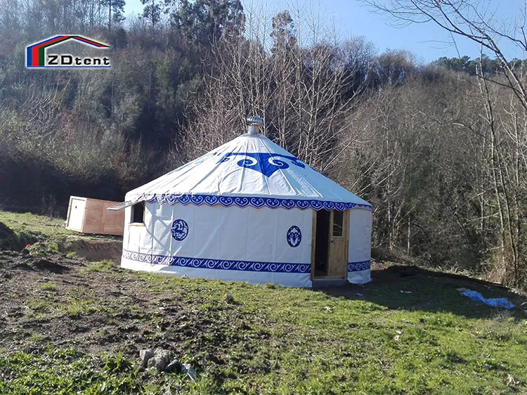 Factory Price Customized Bamboo Yurt Tent Luxury Mongolian Tent