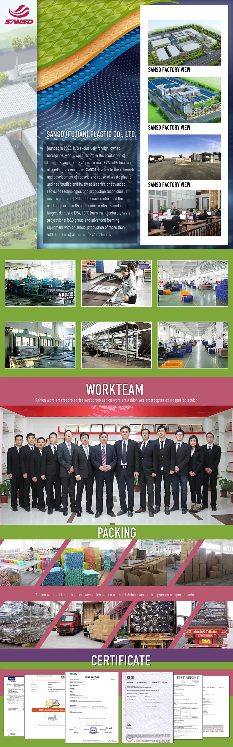 Factory PU Natural Rubber Yoga Mat