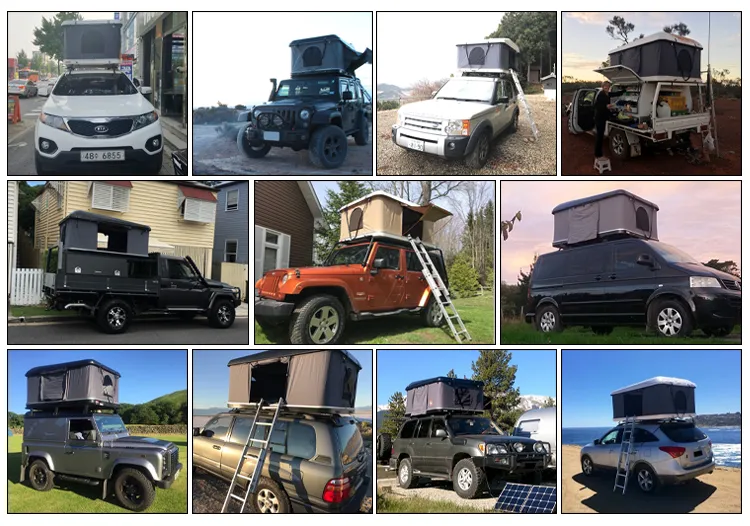 Factory Supply 4X4 Accessories Hard Shell Car Roof Top Tent