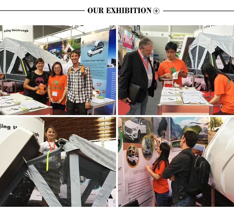 Fiberglass Hard Shell Car Top Roof Tent Campers Traliers