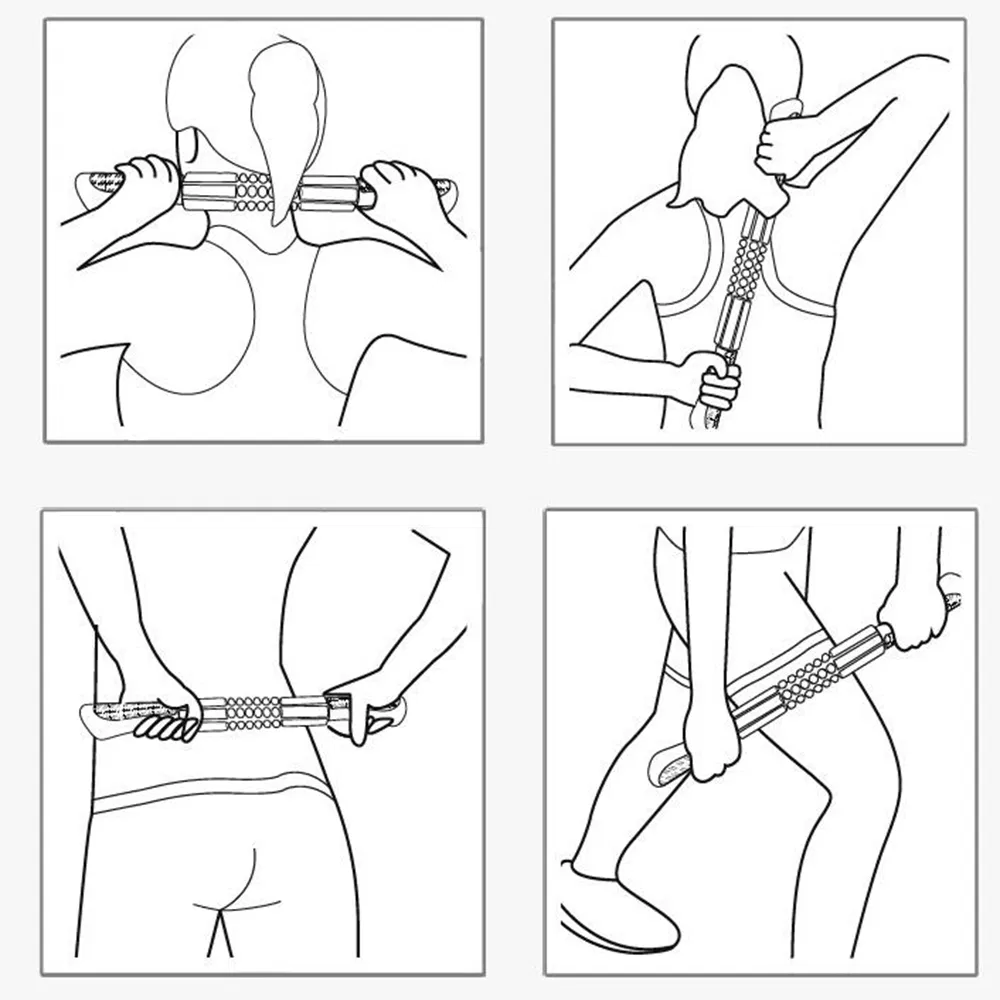 Foam Roller Stick for Athletes/Runners Relief Muscle Soreness Cramping and Tightness Help Legs and Back Esg13299