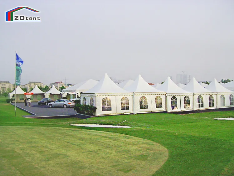 Full PVC Cover Sunproof Canopy Tent 5X5 Small Pagoda Tent