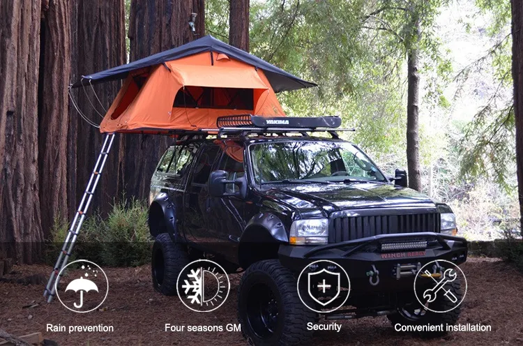 Glamping Family Outdoor Camping Large Soft Cover Buy 4X4 Car Roof Top Tent