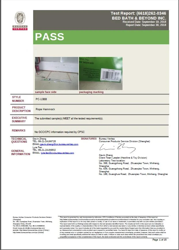 Heavy Duty All Weather Soft Micro Weave Double Caribbean Hammock Light Blue