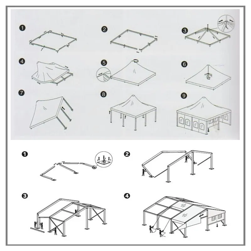 High Peak Pagoda Event Tent for Exhibition