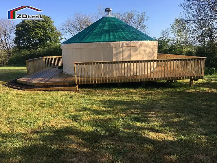 High Quality 30sqm Bamboo Mongolian Yurt Tent for Outdoor Events