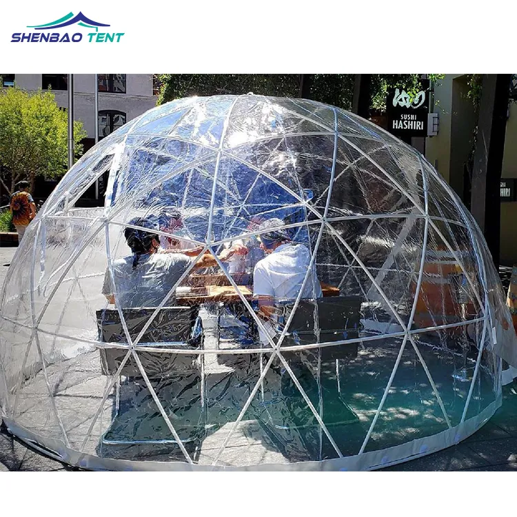 High Quality Outdoor Garden Igloo Dome Tent Outdoor PVC Igloo Geodesic Dome Tent