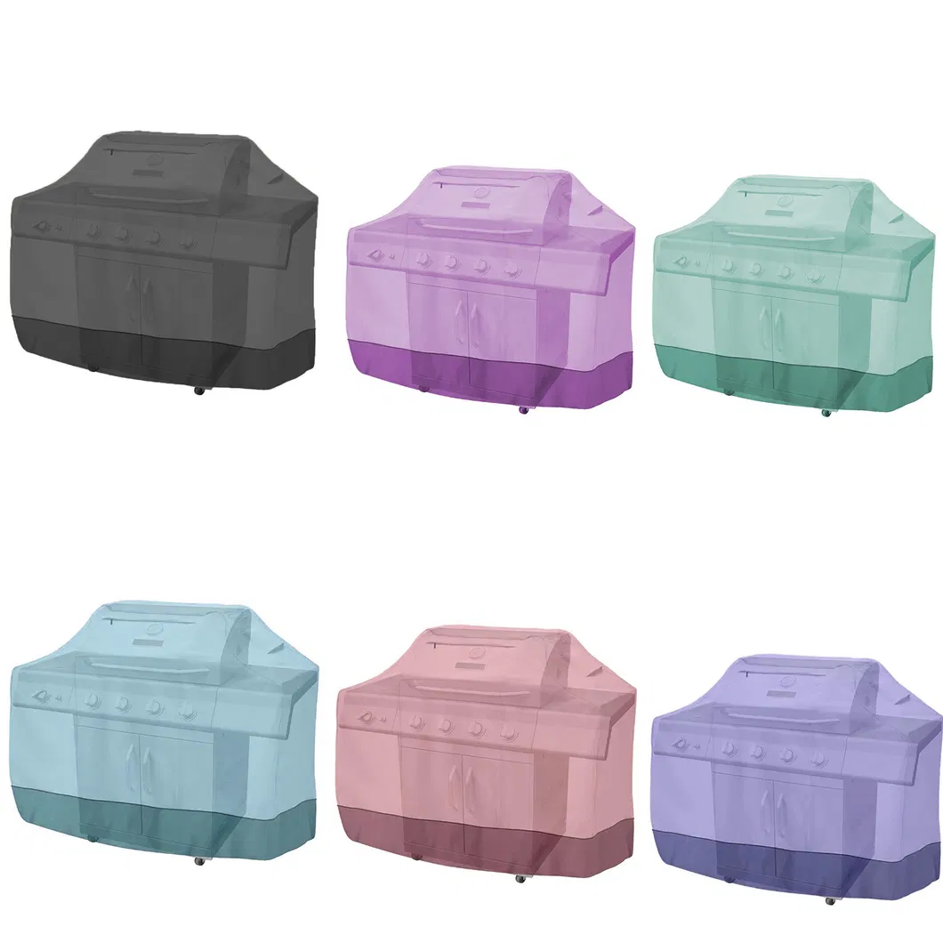 Home Party Barbeque Gas Grill Cover in 600d Oxford Polyester - Durable Long-Lasting