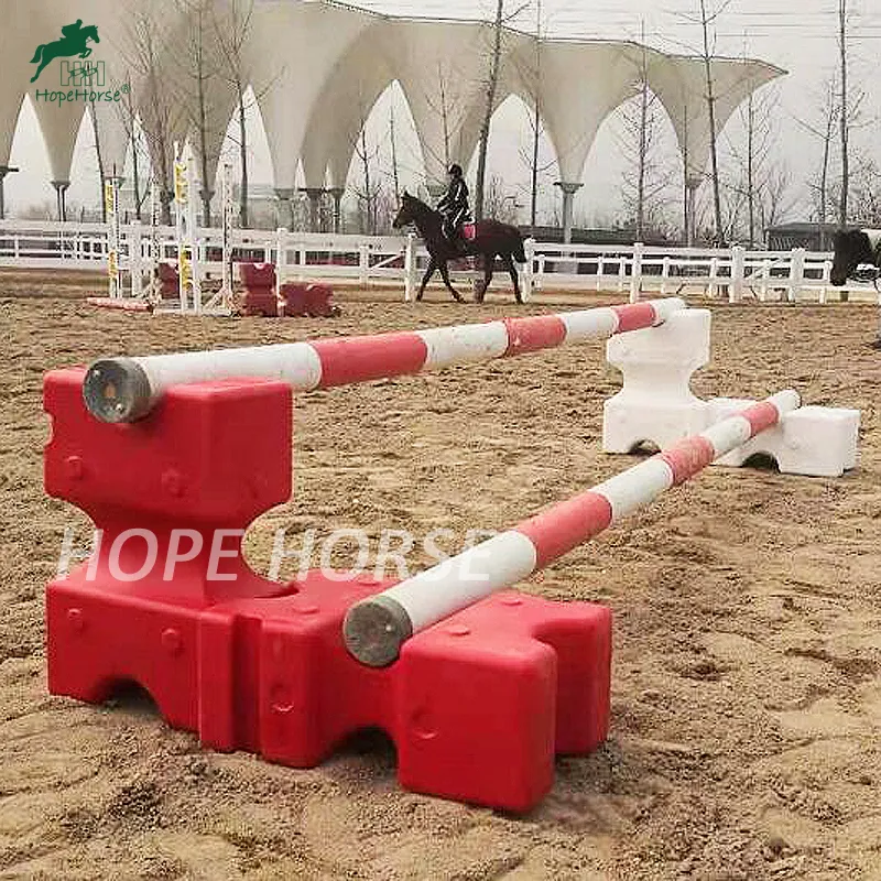 Horse Products Customized Design Plastic Equestrian Equipment Obstacle Horse Jumping Cavaletti