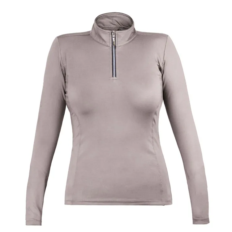 Horse Rider Wear Layer Ladies Equestrian Clothing Long Sleeve Show Polo Shirts