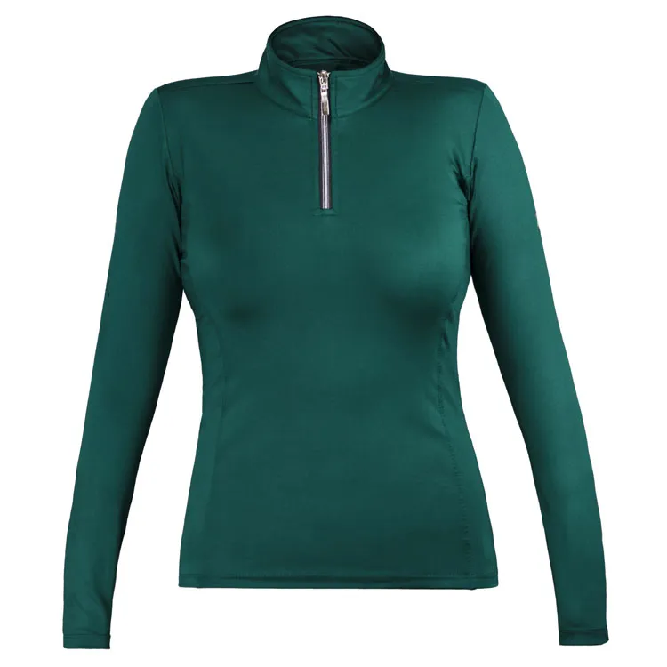 Horse Rider Wear Layer Ladies Equestrian Clothing Long Sleeve Show Polo Shirts