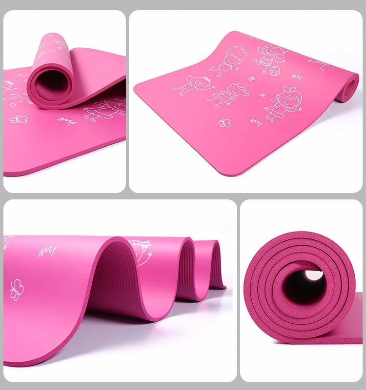 Hot Sale Health Soft Print Custpm Wholesale Children Yoga Mats