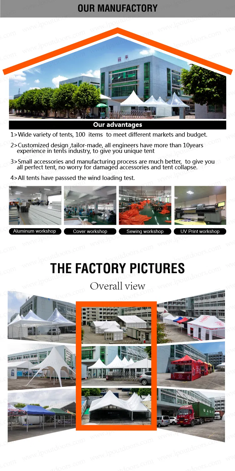 Hot Selling High Peak Alpines Tent for Africa Market