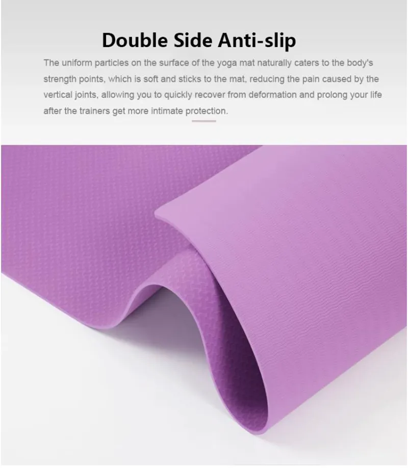 Hot Selling High Quality Durable Anti-Slip Eco Friendly TPE Yoga Mat