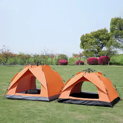 Instant Pop up Camping Tent 2-4 Person Portable Tent Automatic Tent Waterproof Windproof for Camping Hiking Mountain