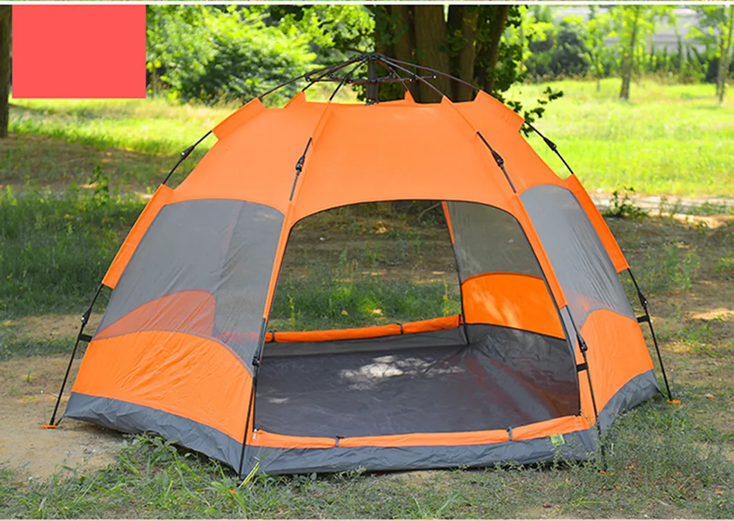 Instant Pop up Tent Family Camping Tent, 4-5 Person Portable Tent Automatic Tent Waterproof Windproof for Hiking, Camp Tent 4 Season Large Family Dome Esg15118