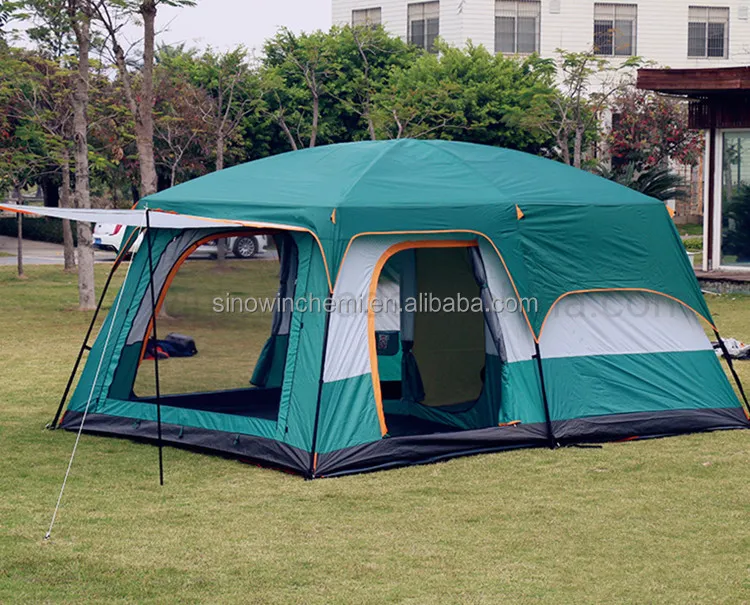 Large Luxury Beach Family Camping 8-12 Persons Portable Automatic Waterproof Big Outdoor Camp Tent