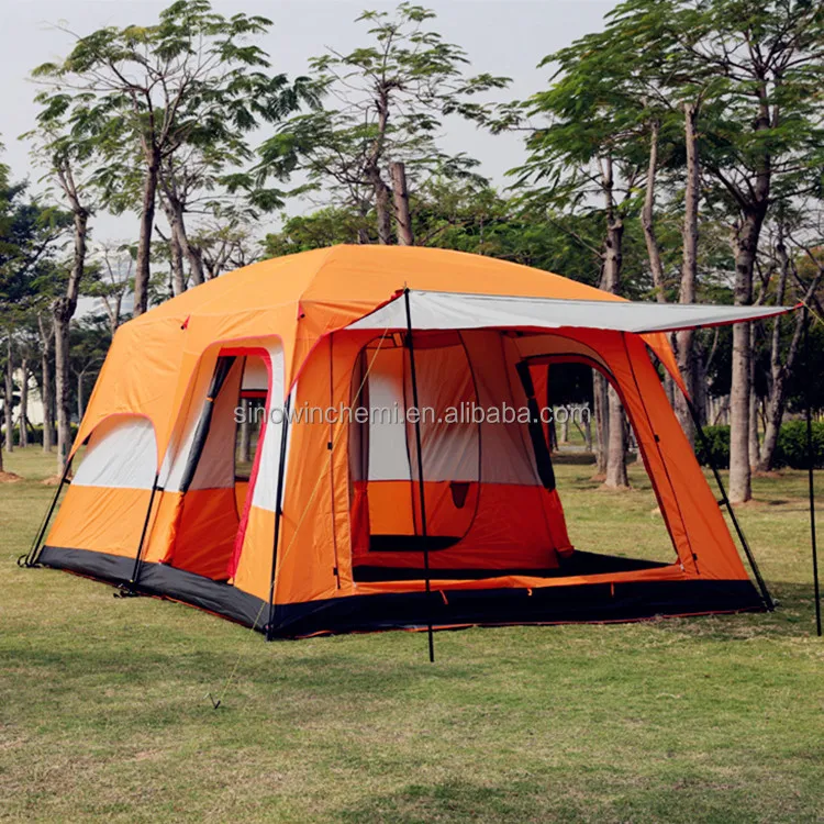 Large Luxury Beach Family Camping 8-12 Persons Portable Automatic Waterproof Big Outdoor Camp Tent