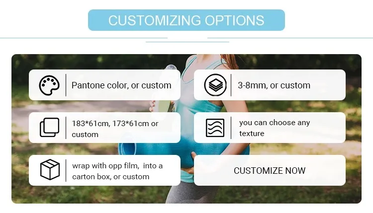 Latest Design Meditation Pilates Workout Fitness TPE Yoga Mat